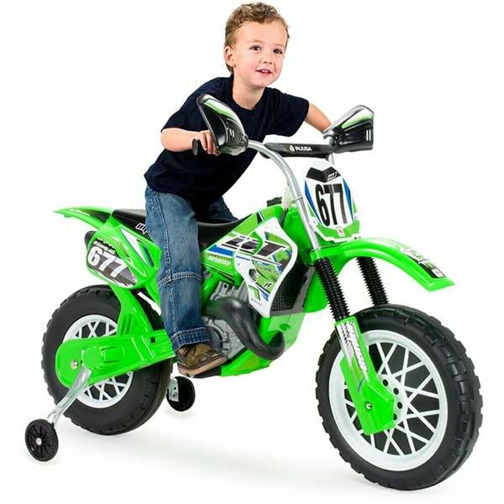 Mootorratas Injusa Cross CR, roheline hind ja info | Poiste mänguasjad | kaup24.ee
