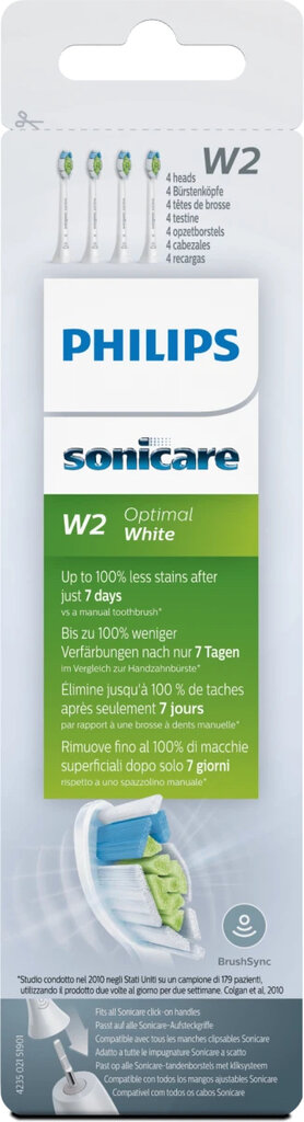 Philips Sonicare W2 Optimal White HX6064/10 hind ja info | Elektriliste hambaharjade otsikud | kaup24.ee