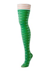 Сексуальные чулки Kix'ies Par 4, зеленого цвета цена и информация | Сексуальное женское белье | kaup24.ee