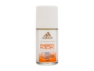 Шариковый дезодорант Adidas Energy Kick 24 ч, 50 мл цена и информация | Adidas Личная гигиена | kaup24.ee