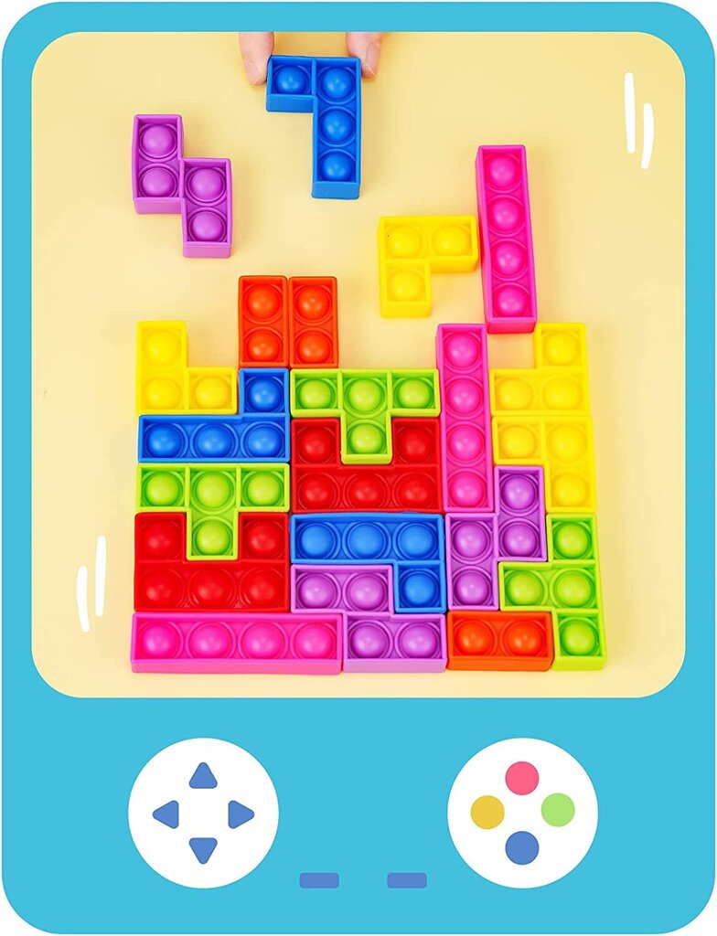 Mõistatus Pop it Tetris цена и информация | Lauamängud ja mõistatused | kaup24.ee