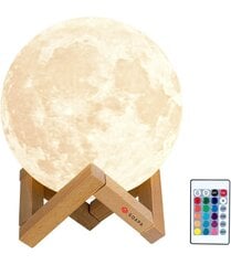 Kuu 3D öölamp Moon 21cm GOAPA hind ja info | Laualambid | kaup24.ee