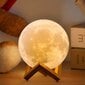 Kuu 3D öölamp Moon 21cm GOAPA hind ja info | Laualambid | kaup24.ee