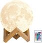 Kuu 3D öölamp Moon 21cm GOAPA hind ja info | Laualambid | kaup24.ee