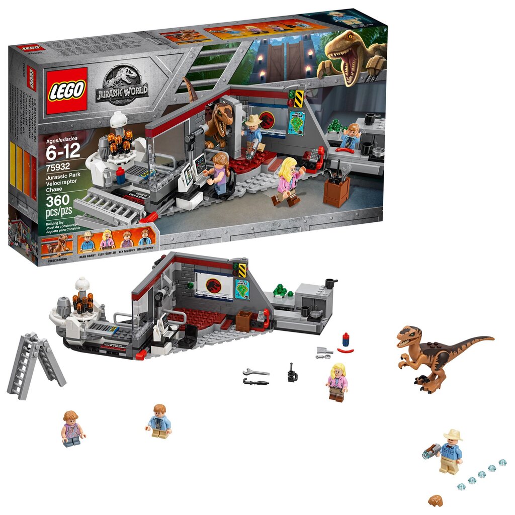 75932 LEGO® JURASSIC WORLD Velociraptorijaht цена и информация | Klotsid ja konstruktorid | kaup24.ee