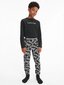 Calvin Kleini Pidžaama poistele Knit Pj Komplekt Must 520882693 8-10 цена и информация | Poiste hommikumantlid ja pidžaamad | kaup24.ee