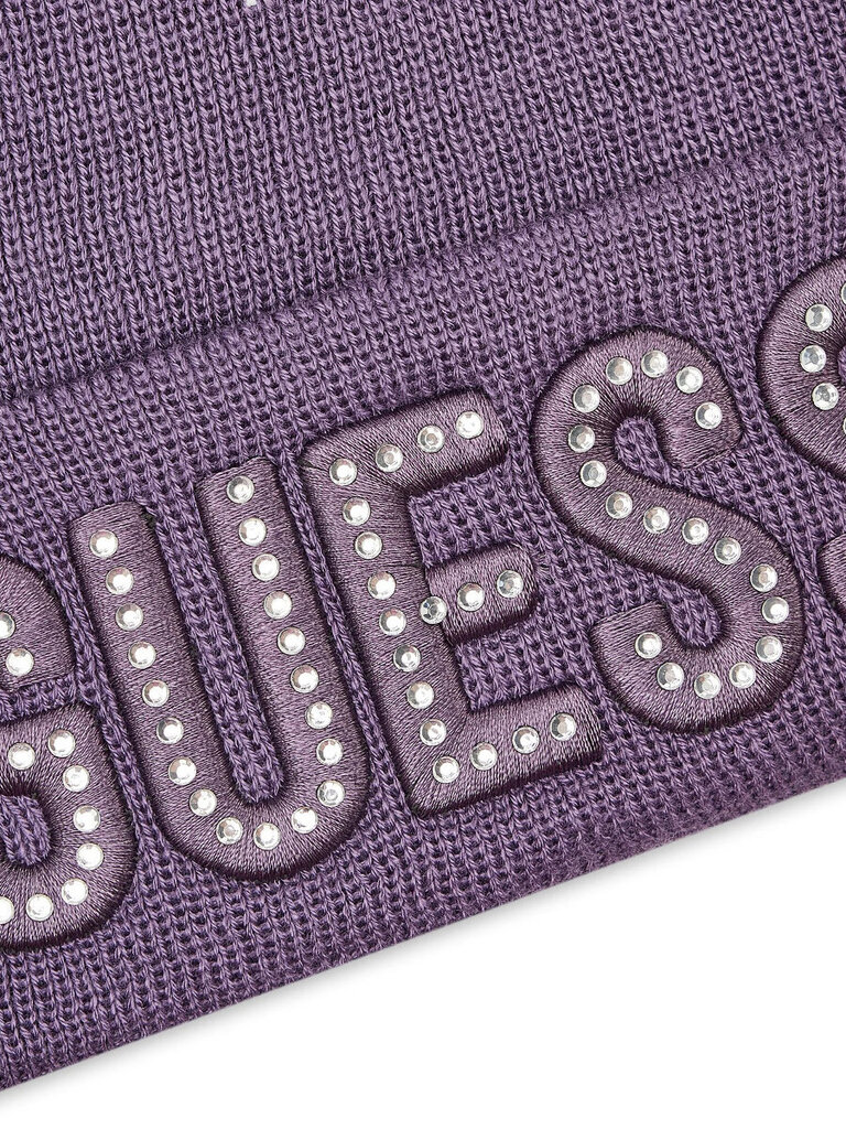 Laste müts Guess Jeans Rhinestones Detail Amethyst Vibe 520914362 цена и информация | Tüdrukute mütsid, sallid, kindad | kaup24.ee