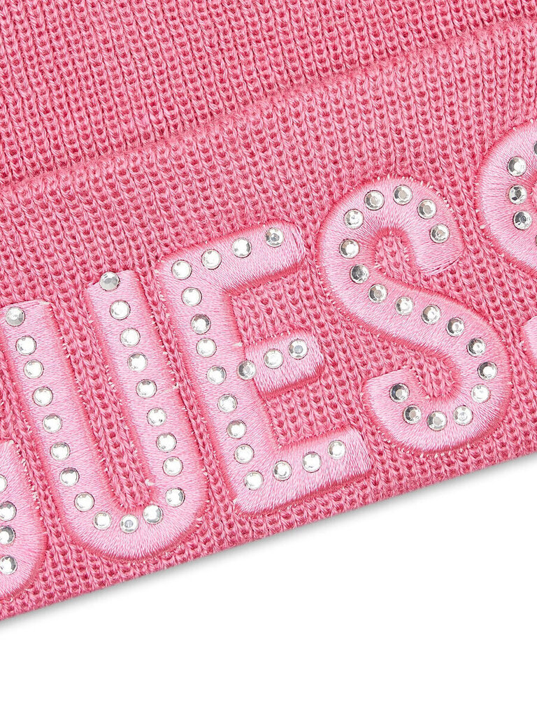 Laste müts Guess Jeans Rhinestones Detail Nebula Pink 520914365 hind ja info | Tüdrukute mütsid, sallid, kindad | kaup24.ee