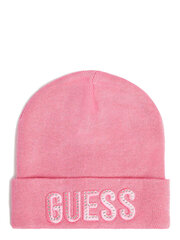 Laste müts Guess Jeans Rhinestones Detail Nebula Pink 520914365 цена и информация | Шапки, перчатки, шарфы для девочек | kaup24.ee