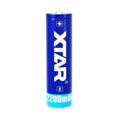 Aku Li-ion 18650, kaitsega, 2200mAh, 3,7 V, XTAR цена и информация | Батерейки | kaup24.ee