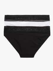 Tüdrukute aluspüksid Calvin Klein Bikini-Lace Black 2Pck 520882683 цена и информация | Нижнее белье для девочек | kaup24.ee