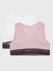 Tüdrukute rinnahoidja Calvin Klein Bralette Lace Pink 2Pck 520882688 цена и информация | Нижнее белье для девочек | kaup24.ee