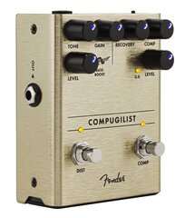 Эффект для гитары - педаль Fender Compugilist (Compressor/Distortion) цена и информация | Принадлежности для музыкальных инструментов | kaup24.ee