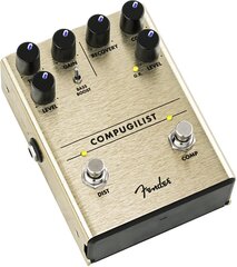 Эффект для гитары - педаль Fender Compugilist (Compressor/Distortion) цена и информация | Принадлежности для музыкальных инструментов | kaup24.ee