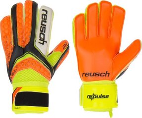 Вратарские перчатки Reusch Pulse Prime M1 3670109 767, оранжевые цена и информация | Перчатки вратаря | kaup24.ee