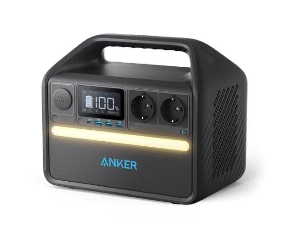 Akujaam Anker 535 500W/512Wh, 2xAC, 1xCar, 1xUSB-C, 3xUSB-A, LED цена и информация | Generaatorid | kaup24.ee