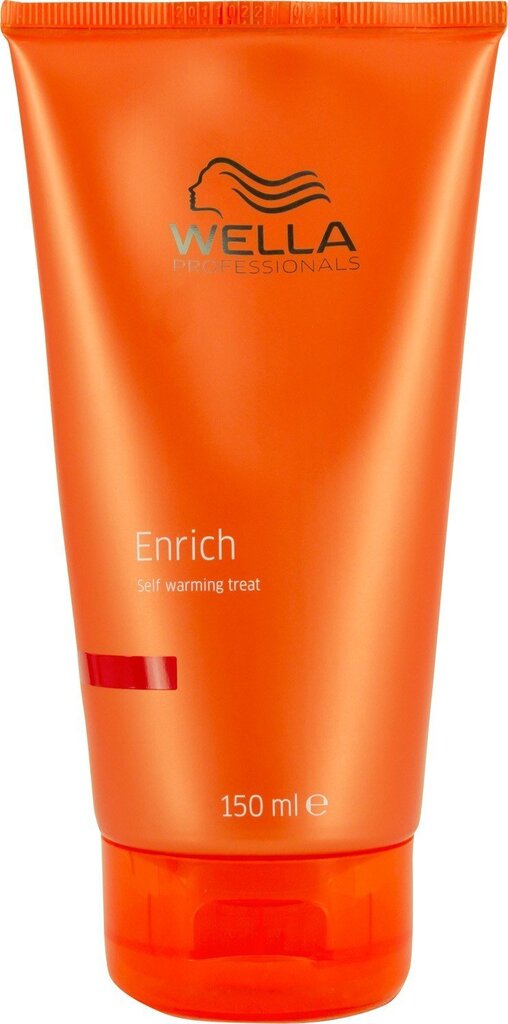 Juuksemask kuivadele juustele Wella Enrich Self Warming Treat, 150 ml hind ja info | Maskid, õlid, seerumid | kaup24.ee