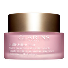 Päevakreem kõikidele nahatüüpidele Clarins Multi Active Jour 50 ml hind ja info | Näokreemid | kaup24.ee