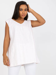 Naiste valge ja roosa topp pluss suuruses hind ja info | Naiste pluusid, särgid | kaup24.ee