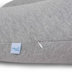 Подушка для кормления CebaBaby Flexi multi Caro, светло-серая, 190 см цена и информация | CebaBaby Товары для мам | kaup24.ee