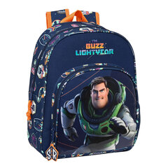 Koolikott ratastega Buzz Lightyear, Tumesinine (28 x 34 x 10 cm) hind ja info | Koolikotid, sussikotid | kaup24.ee