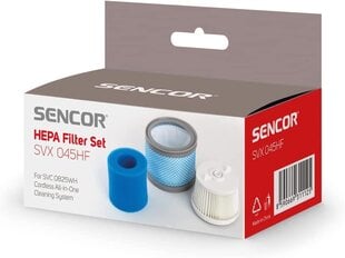 Комплект сменных фильтров Sencor SVX 045HF цена и информация | Аксессуары для пылесосов | kaup24.ee