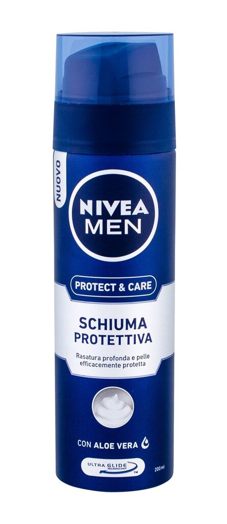 Niisutav raseerimisvaht Nivea Men Protect & Care 200 ml цена и информация | Raseerimisvahendid | kaup24.ee