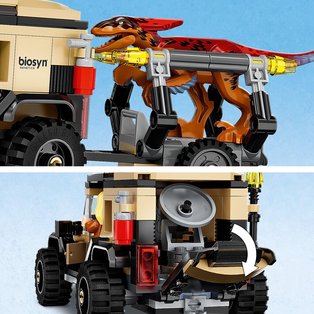 LEGO 76951 Jurassic World Pyroraptor & Dilophosaurus Transport hind ja info | Klotsid ja konstruktorid | kaup24.ee