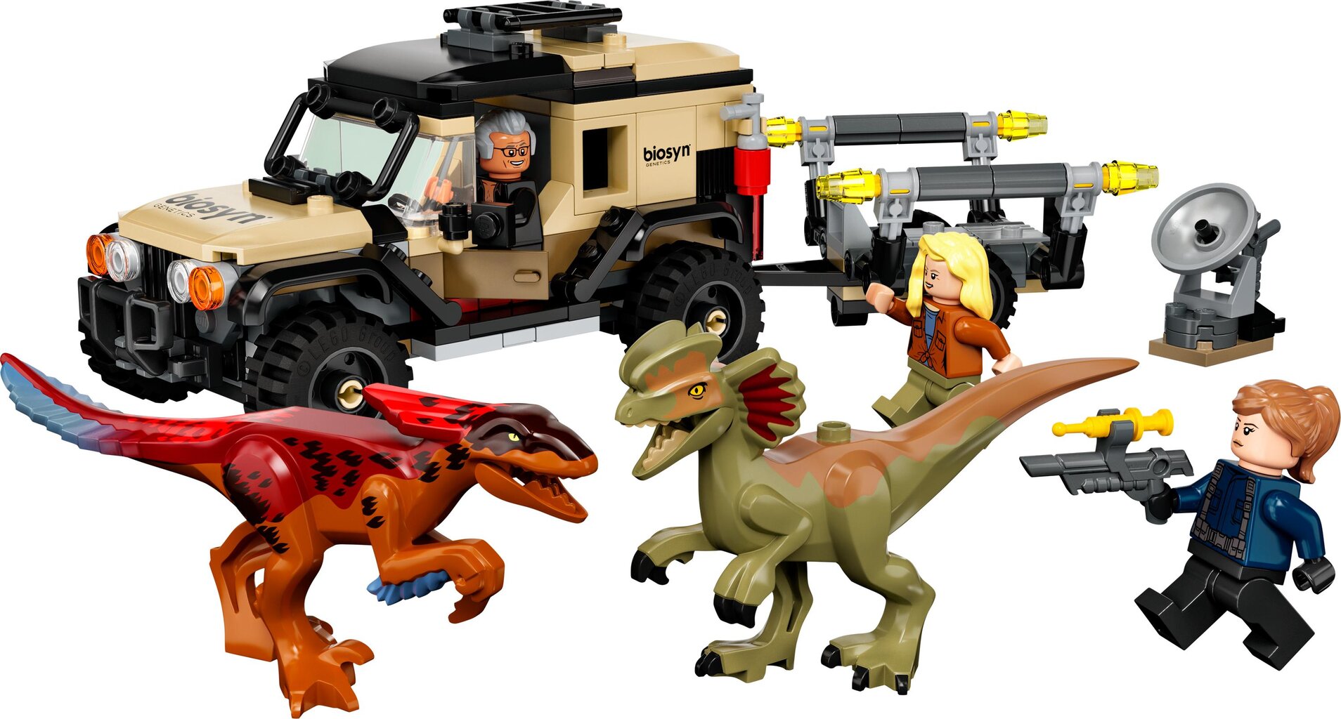 LEGO 76951 Jurassic World Pyroraptor & Dilophosaurus Transport hind ja info | Klotsid ja konstruktorid | kaup24.ee