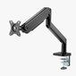 Alterzone Fit Single Monitor Arm, must цена и информация | Monitori hoidjad | kaup24.ee