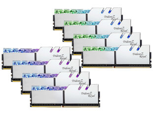 G.Skill Trident Z Royal, 256GB (8x32GB), DDR4, 3200Mhz hind ja info | Operatiivmälu (RAM) | kaup24.ee
