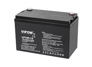 Pliiaku VIPOW 12V 100Ah цена и информация | Аккумуляторы | kaup24.ee