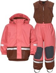 Vihmariiete komplekt Didriksons Boardman Kids Set 7 roosa цена и информация | Непромокаемая одежда для детей | kaup24.ee