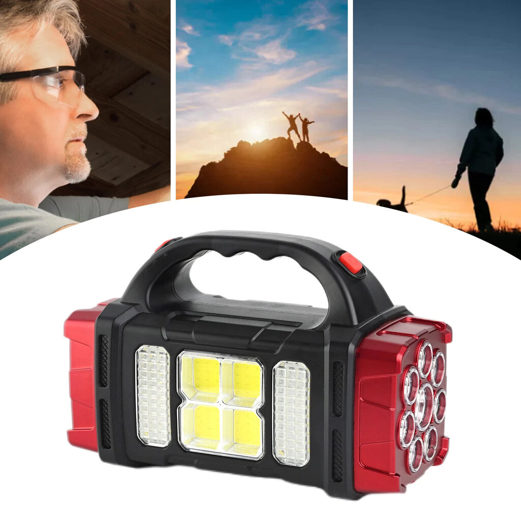 Taskulamp Lamp XL Solar Searchlight LED COB 2 tüüpi valgust 38W hind ja info | Valgustid ja lambid | kaup24.ee