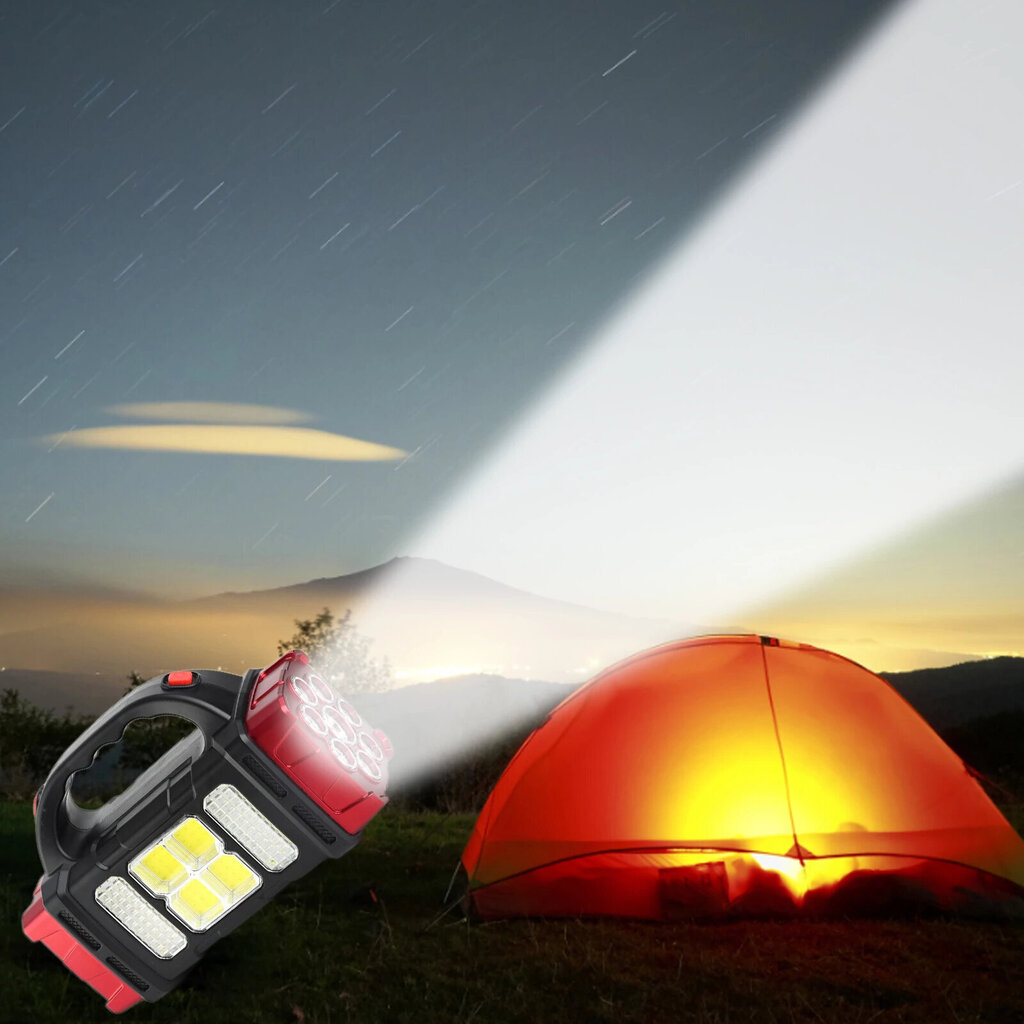 Taskulamp Lamp XL Solar Searchlight LED COB 2 tüüpi valgust 38W hind ja info | Valgustid ja lambid | kaup24.ee