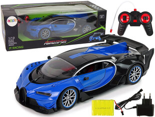 Lean toys Suur sportauto R/C 1:12 puldiga hind ja info | Poiste mänguasjad | kaup24.ee