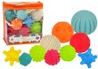 Sensoorsete pallide komplekt beebile, 10 tk, kujundid, värvid цена и информация | Imikute mänguasjad | kaup24.ee