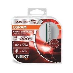 OSRAM XENARC NIGHT BREAKER LASER NEXTGEN D3S (66340XNN-HCB) АВТОМОБИЛЬНЫЕ КСЕНОНОВЫЕ ФАРЫ 2 шт. цена и информация | Автомобильные лампочки | kaup24.ee