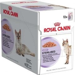 Полнорационный корм Royal Canin Fhn Wet для взрослых стерилизованных и кастрированных кошек, 85 г x 12 цена и информация | Кошачьи консервы | kaup24.ee