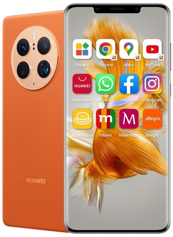 Huawei Mate 50 Pro 8/256GB Dual SIM 51097GNK Orange hind ja info | Telefonid | kaup24.ee