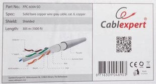Установочный кабель Gembird FTP CAT6, 305 м цена и информация | Кабели и провода | kaup24.ee