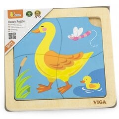 Развивающий пазл из дерева Viga Duck (2610) 3146 цена и информация | Игрушки для малышей | kaup24.ee