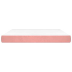 vidaXL vedrumadrats, roosa, 180x200x20 cm, samet цена и информация | Матрасы | kaup24.ee