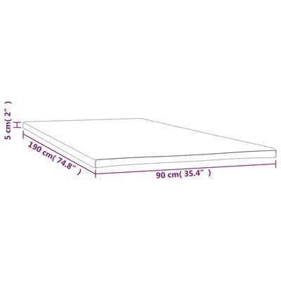 vidaXL kattemadrats 90x190x5 cm цена и информация | Kattemadratsid | kaup24.ee