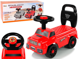 Pealeistutav auto Lean Toys QX-5500- 2 koos seljatoega Red hind ja info | Imikute mänguasjad | kaup24.ee