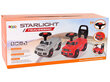 Pealeistutav auto Lean Toys QX-5500- 2 koos seljatoega Silver hind ja info | Imikute mänguasjad | kaup24.ee