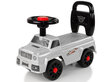 Pealeistutav auto Lean Toys QX-5500- 2 koos seljatoega Silver hind ja info | Imikute mänguasjad | kaup24.ee