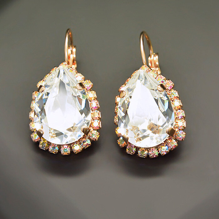 Naiste kõrvarõngad DiamondSky Celestial Drop III koos Swarovski kristallidega hind ja info | Kõrvarõngad | kaup24.ee