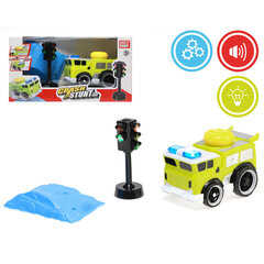 Veoauto valguse ja heliga Crash, kollane hind ja info | Poiste mänguasjad | kaup24.ee
