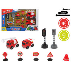 Sõidukite mängukomplekt City Series Fire hind ja info | Poiste mänguasjad | kaup24.ee